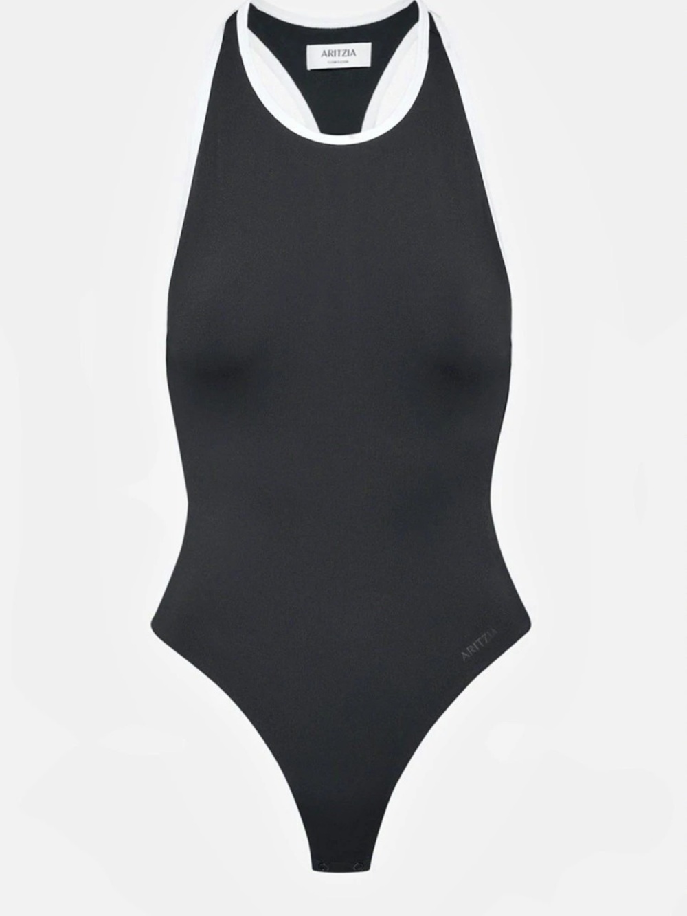ARITZIA Babaton Contour Racer Bodysuit Black Small NWT